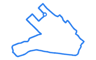 Route shape for Route 6 at Greenock DTC
