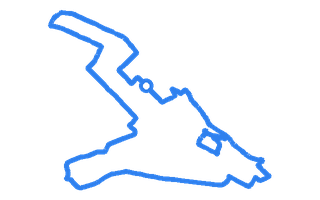 Route shape for Route 7 at Greenock DTC