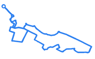 Route shape for Route 11 at Greenock DTC