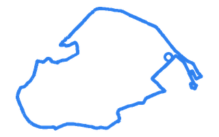 Route shape for Route 13 at Greenock DTC