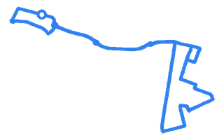 Route shape for Route 2 at Grimbsy Coldwater DTC