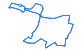 Route shape for Route 4 at Grimbsy Coldwater DTC