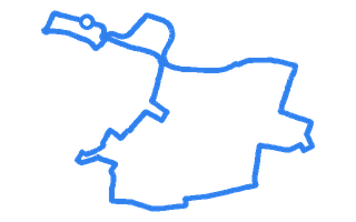 Route shape for Route 5 at Grimbsy Coldwater DTC