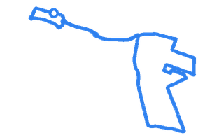 Route shape for Route 8 at Grimbsy Coldwater DTC