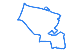 Route shape for Route 9 at Grimbsy Coldwater DTC