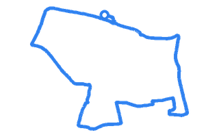 Route shape for Route 10 at Grimbsy Coldwater DTC