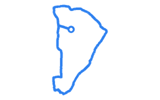 Route shape for Route 4 at Guildford DTC