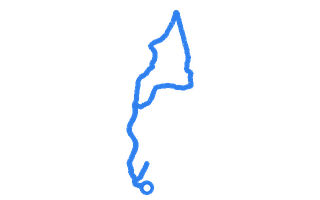 Route shape for Route 8 at Guildford DTC