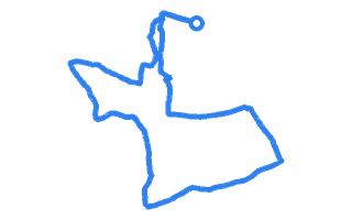Route shape for Route 12 at Guildford DTC