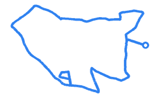 Route shape for Route 15 at Guildford DTC