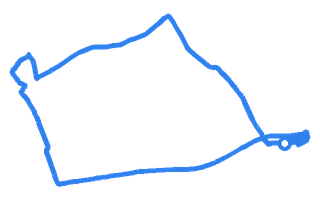 Route shape for Route 3 at Haddington DTC
