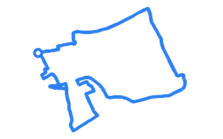 Route shape for Route 6 at Haddington DTC