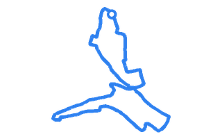Route shape for Route 5 at Halifax DTC