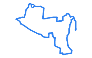 Route shape for Route 6 at Halifax DTC