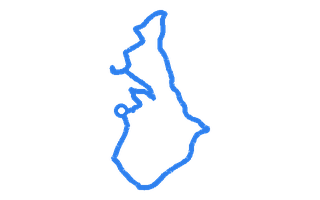 Route shape for Route 10 at Halifax DTC