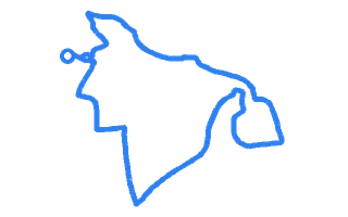 Route shape for Route 16 (NEW) at Halifax DTC
