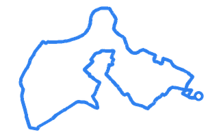 Route shape for Route 3 at Hamilton DTC