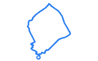 Route shape for Route 7 at Hamilton DTC