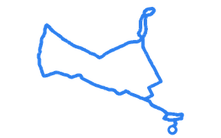 Route shape for Route 14 (NEW) at Hamilton DTC
