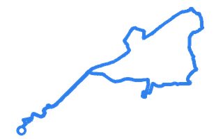 Route shape for Route 15 at Hamilton DTC