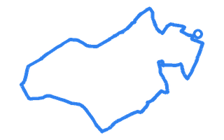 Route shape for Route 16 (NEW) at Hamilton DTC