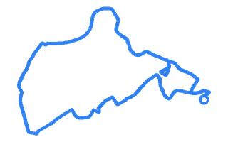Route shape for Route 17 (NEW) at Hamilton DTC