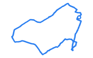 Route shape for Route 19 (NEW) at Hamilton DTC