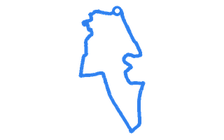 Route shape for Route 10 at Hartlepool DTC
