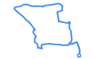 Route shape for Route 11 at Hartlepool DTC