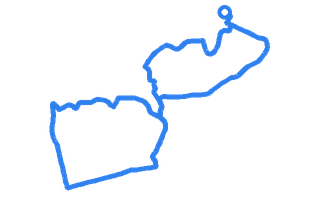 Route shape for Route 4 at Hastings (Ore) DTC