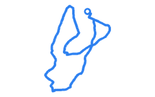 Route shape for Route 6 at Hastings (Ore) DTC