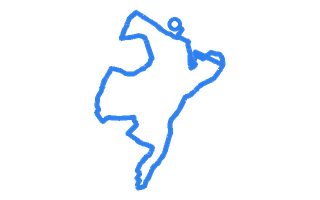 Route shape for Route 7 at Hastings (Ore) DTC