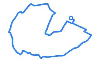 Route shape for Route 8 at Hastings (Ore) DTC