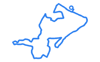 Route shape for Route 11 at Hastings (Ore) DTC