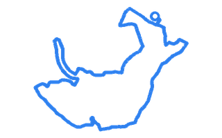 Route shape for Route 12 at Hastings (Ore) DTC
