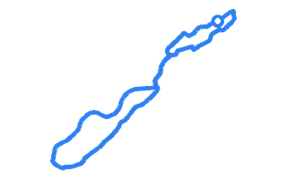 Route shape for Route 2 at Hawick DTC