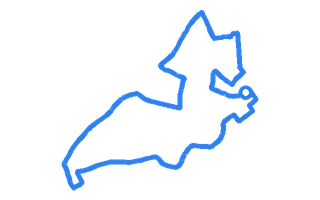 Route shape for Route 1 at Heckmondwike DTC