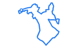 Route shape for Route 6 at Heckmondwike DTC