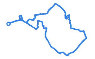 Route shape for Route 8 at Heckmondwike DTC