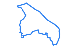 Route shape for Route 10 at Heckmondwike DTC