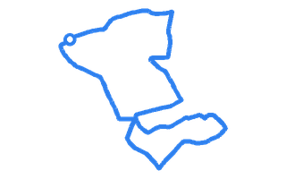 Route shape for Route 13 at Heckmondwike DTC