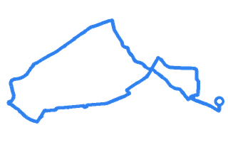 Route shape for Route 3 at Hendon DTC