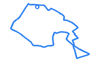 Route shape for Route 3 at Hereford DTC