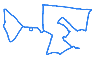 Route shape for Route 5 at Hereford DTC