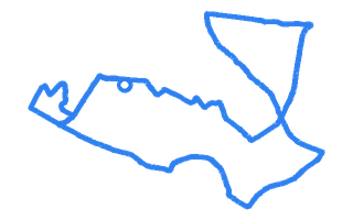 Route shape for Route 8 at Hereford DTC