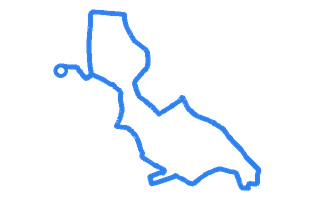 Route shape for Route 11 at Hereford DTC