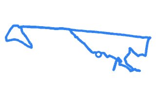 Route shape for Route 12 at Hereford DTC