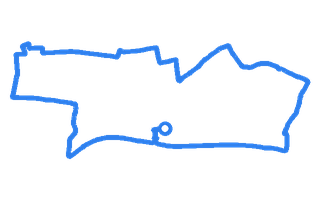 Route shape for Route 2 at Herne Bay DTC