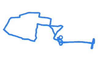 Route shape for Route 3 at Herne Bay DTC