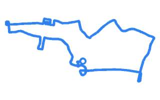 Route shape for Route 4 at Herne Bay DTC